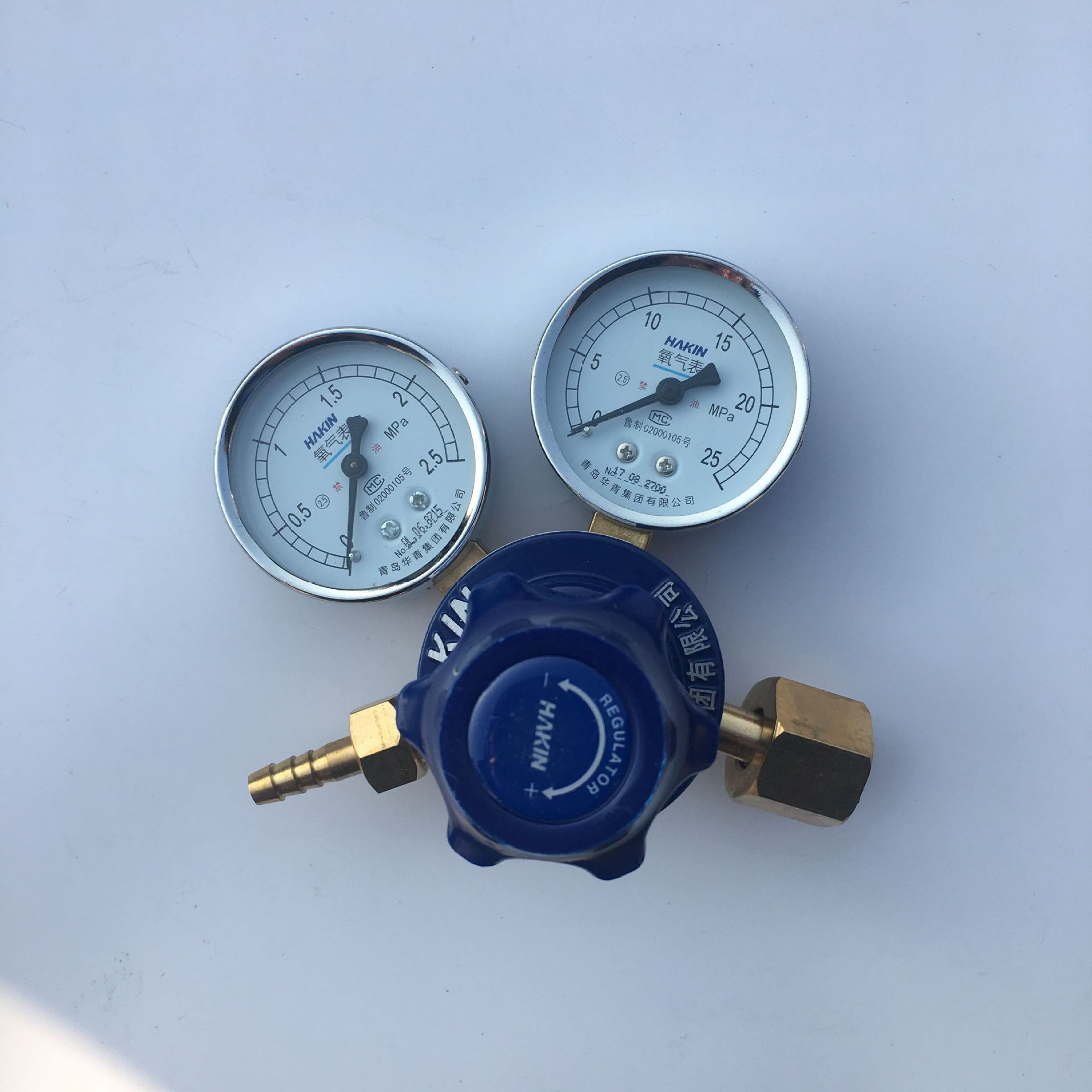 武汉杰特佳机电有限公司5年华青品牌正品青岛华青氩气表氧气乙炔表丙