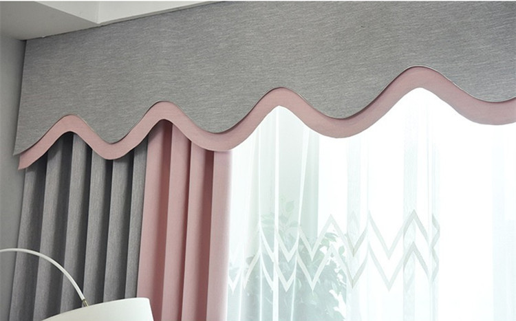 成品窗帘幔头水波幔平幔欧式幔