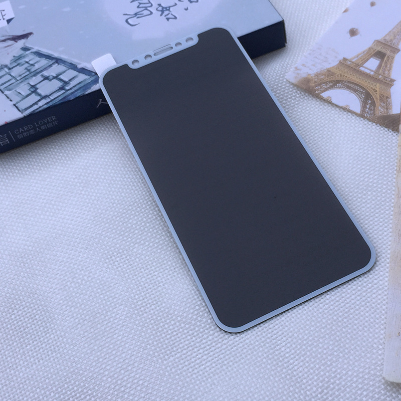 iphonex防窥钢化膜6splus3d碳纤维丝印高透苹果8手机钢化膜批发