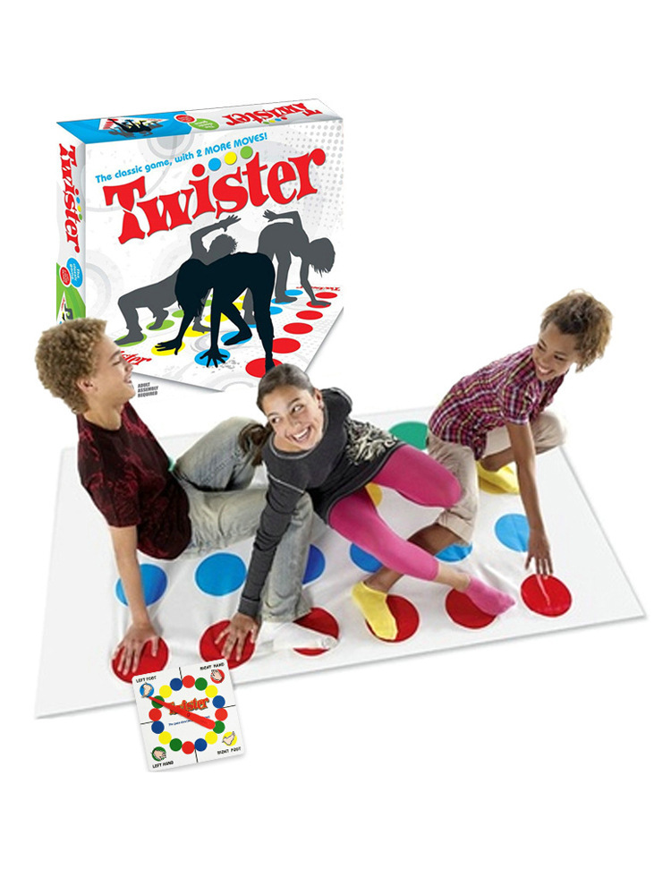 批发成人桌游扭扭乐twister多人聚会家庭亲子互动游戏玩具速卖通