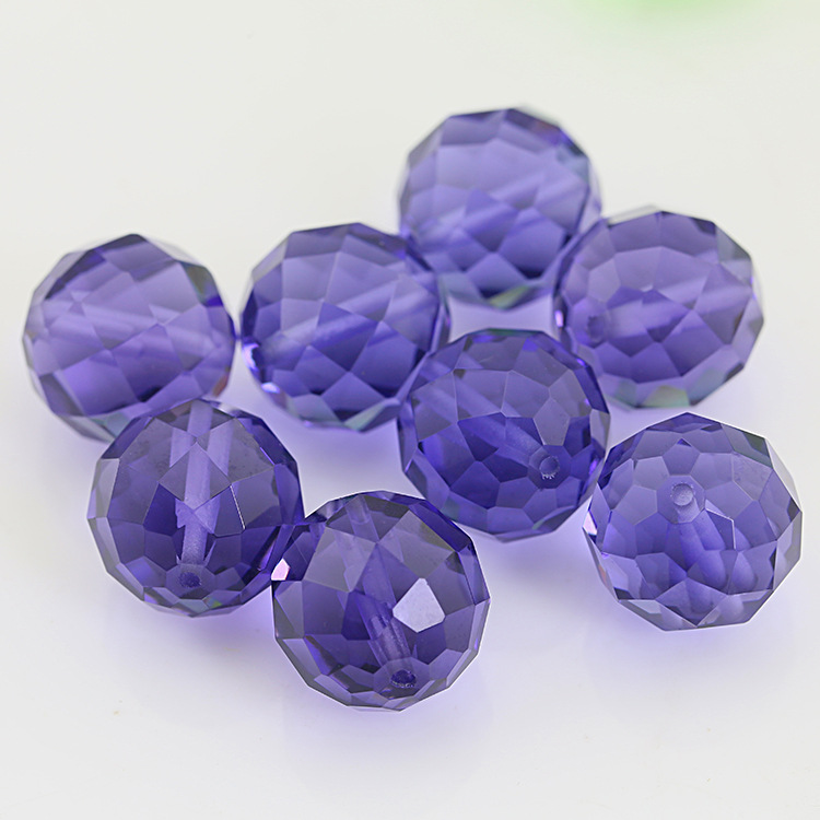14mm球形刻面玻璃梧州人造宝石切割加工饰品 工艺品首饰 加工裸石