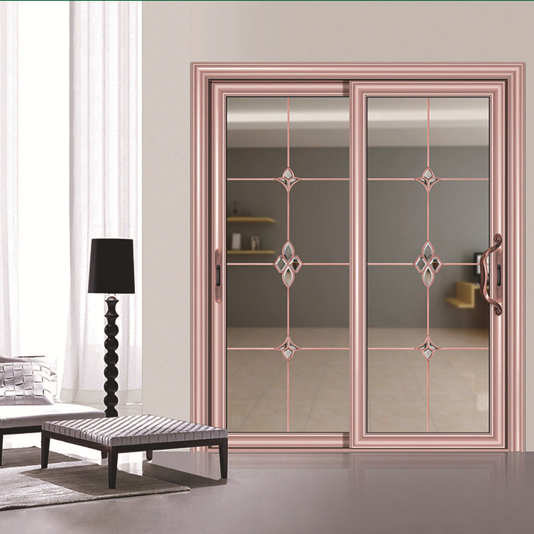 定做木门推拉门套装 钛镁合金阳台推拉门 隔热防潮厨房卫生间移门