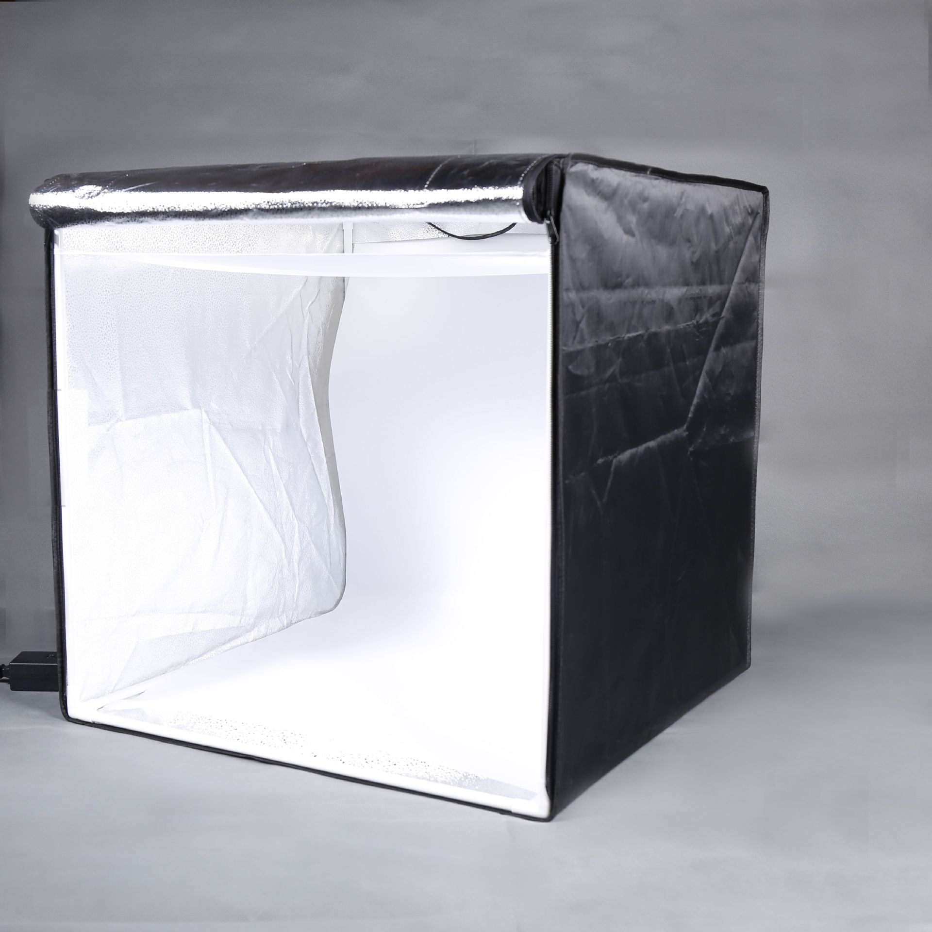 小型拍照棚led摄影棚套装双灯条摄影棚可调摄影棚 静物拍摄多功能