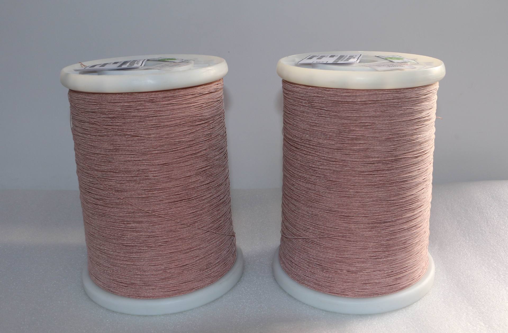 无线充电线圈用热风自粘丝包线/ustc 丝包绞合线 0.10mm*(2~3000)