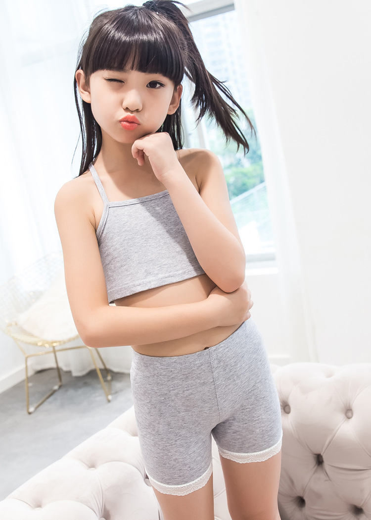 女童内衣小背心发育期儿童纯棉小学生小女孩抹胸吊带短款夏季胸衣