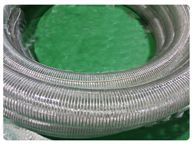 输送软管;防静电钢丝螺旋软管多用于容易产生静电的地方,如工业化工