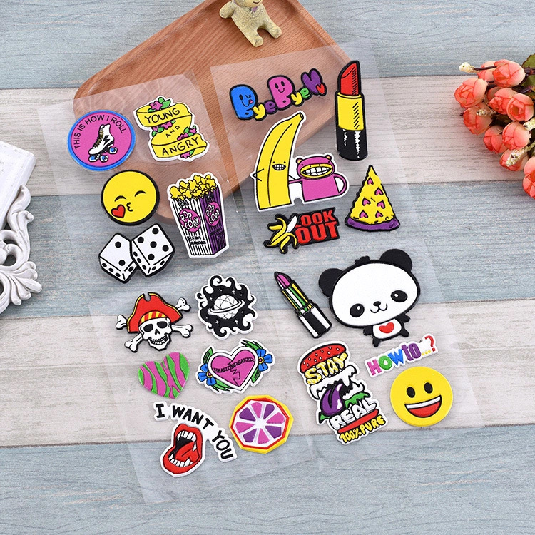 不干胶贴纸 卡通表情不干胶贴 装饰透明pvc不干胶标签定制