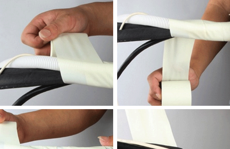 pvc空调扎带保温管绑带捆扎带绑带米黄管道保温胶带批发定制