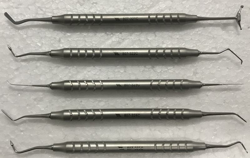 长沙天天 牙用充填器 树脂充填器 c型5*1套装 牙科齿科不锈钢器械