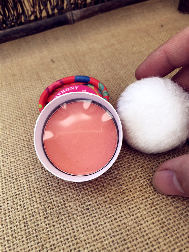 上海女人浪漫胭脂腮红 裸妆保湿提亮肤色三色小腮红 迷你古法胭脂