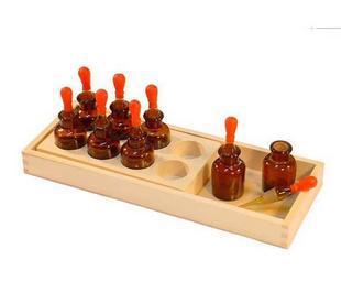 幼儿园蒙氏教具蒙特梭利味觉瓶ms90012