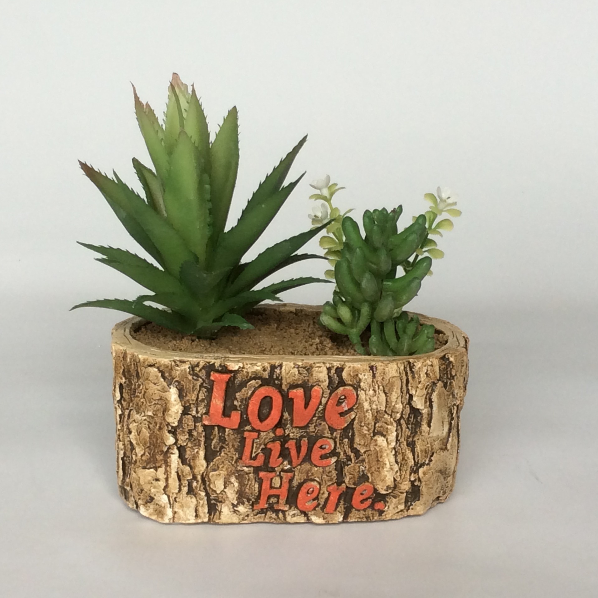 创意树桩花盆手工多肉植物花盆家居工艺品摆件批发盆栽花盆qt240