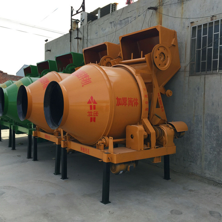 jzc350型混凝土搅拌机滚筒搅拌机自落式双锥反转出料搅拌机