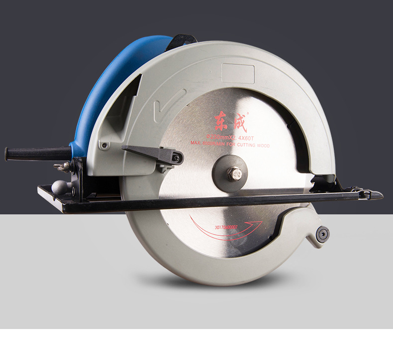 东成电圆锯9寸圆盘锯木工锯手提锯倒装台锯电锯