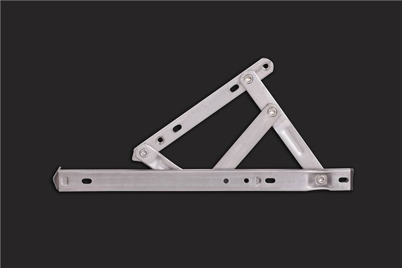 304滑撑四连杆12寸窗撑22方槽铰链上悬门窗五金批发厂家直供
