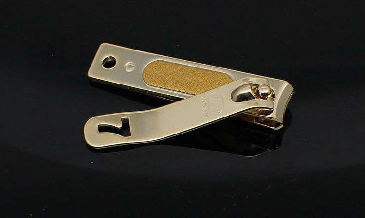韩国777 指甲钳 671g金色 中号指甲剪 随身带指甲刀 单个装