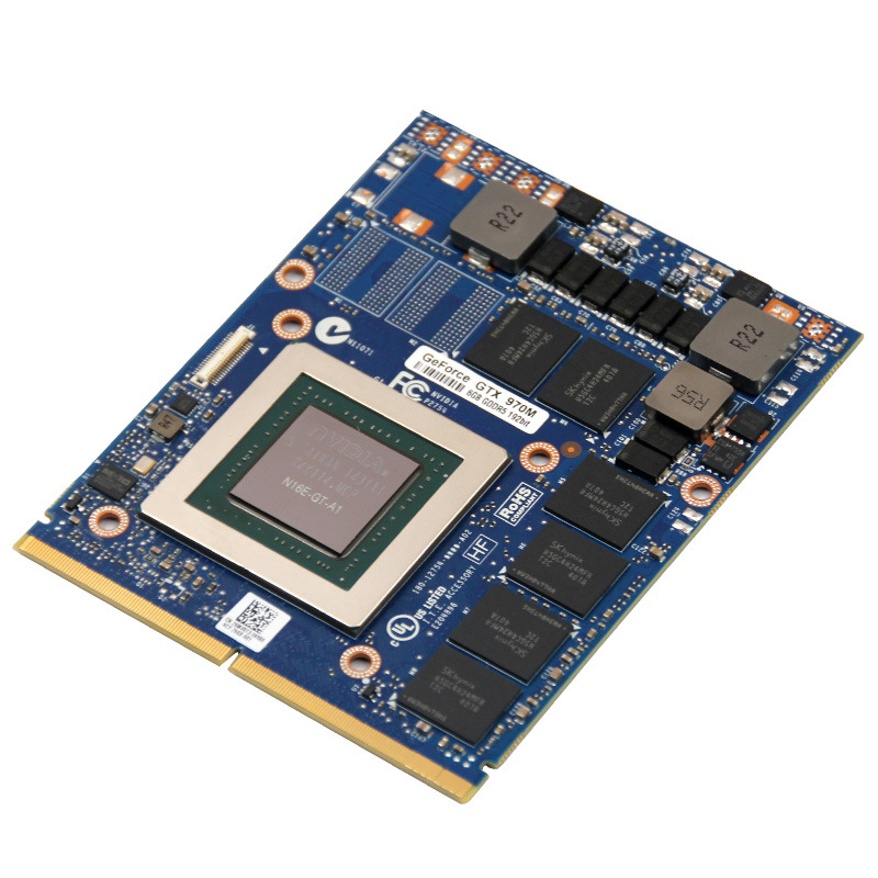 英伟达 geforce gtx970 6gb gddr5 192bits游戏本笔记本独立显卡