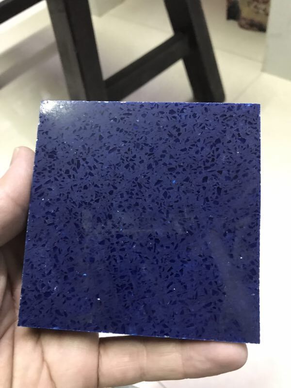 蓝色石英石 白色石英石 花岗石 高档石材地板背景 石英石台面