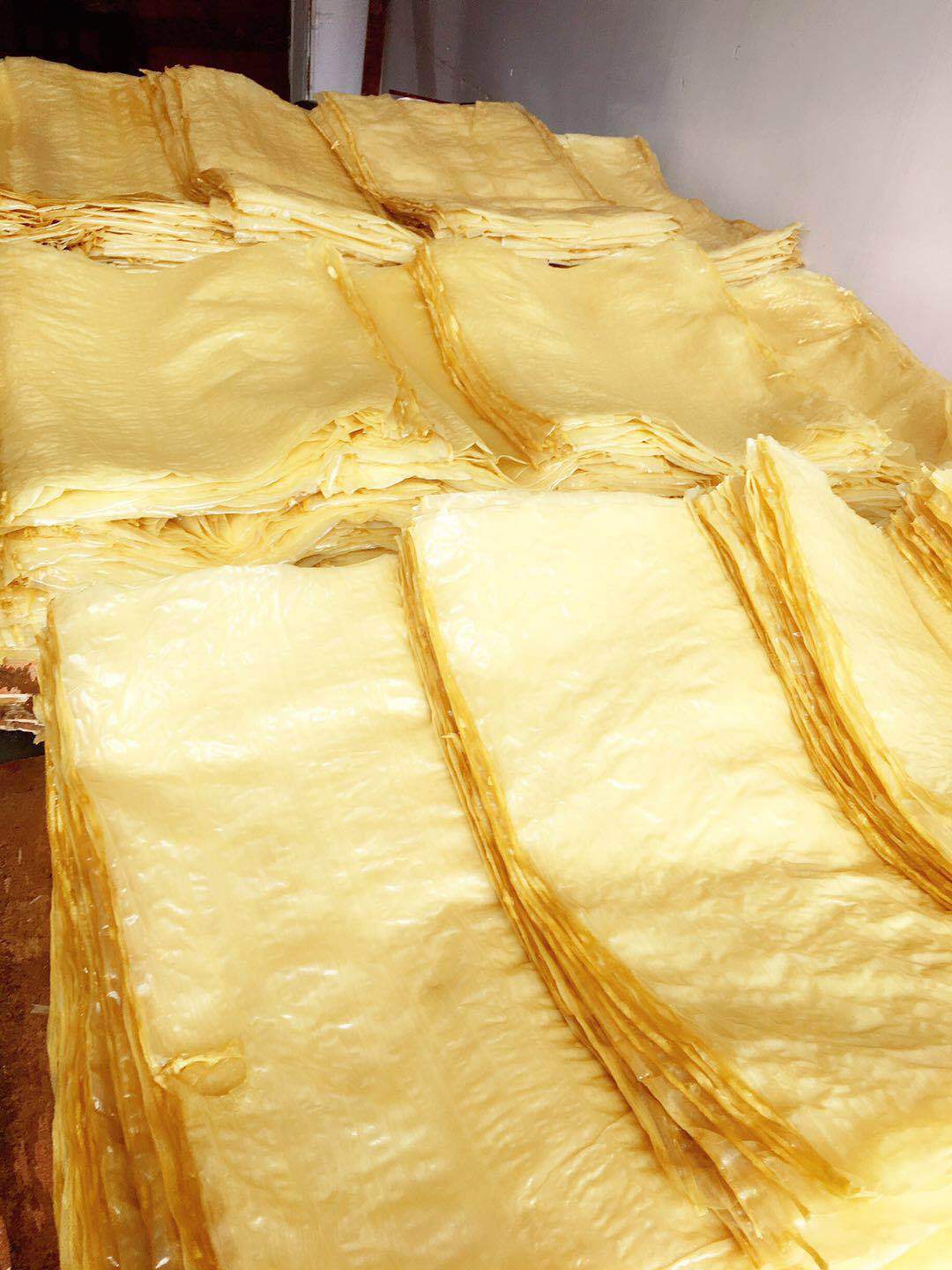 杭州东坞山特产豆腐皮豆油皮豆腐衣豆制品油豆皮豆皮500g包