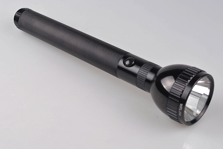 华升黑豹wfl-h4强光led手电筒铝合金可充电远射锂电池t6手电筒