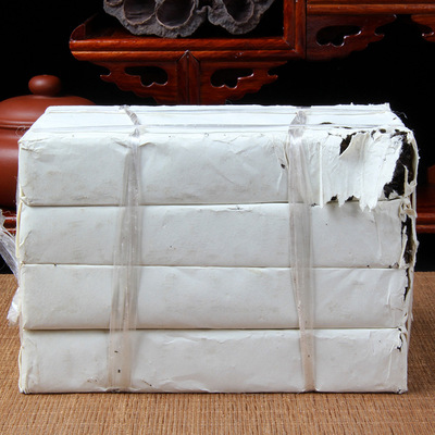 云南茶叶 普洱茶熟茶 90年代白纸7581砖茶 纯干仓老茶砖批发