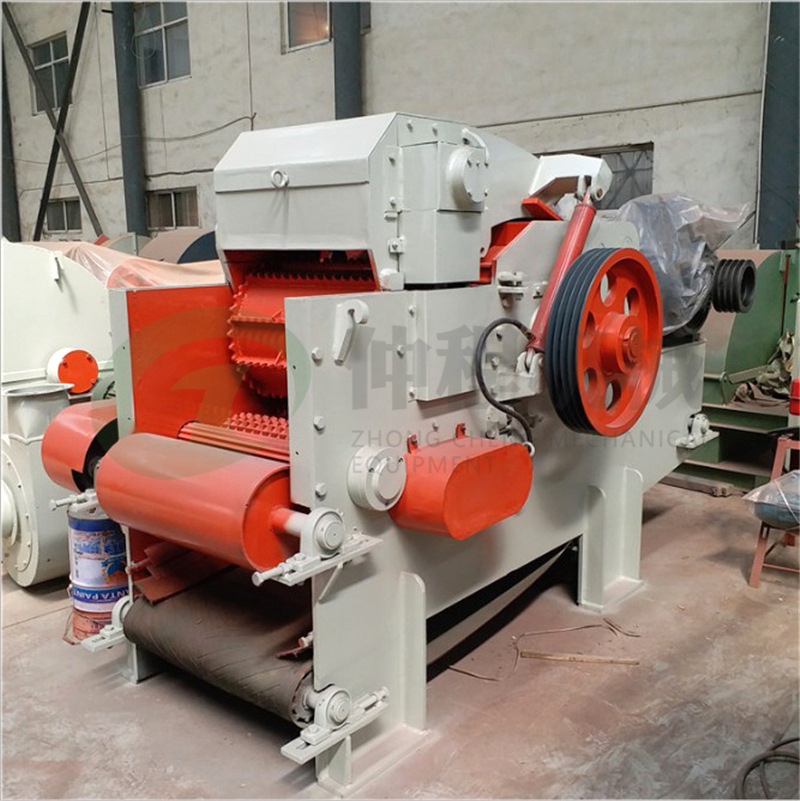 销售板材边角料鼓式削片机 多功能树枝木材切片机 高效树干木片机