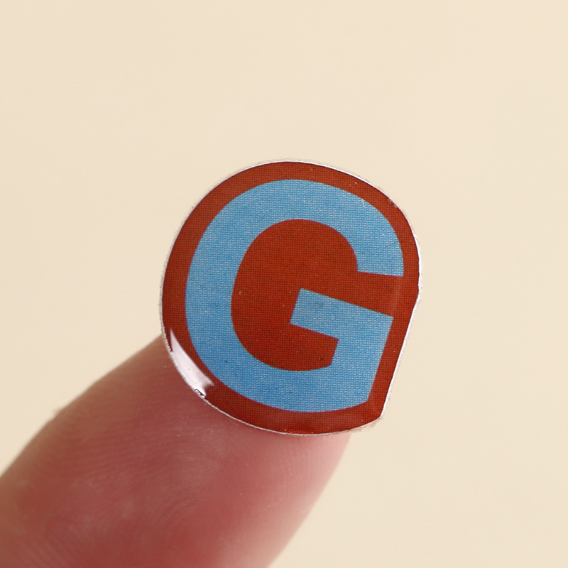 水晶滴胶贴纸水晶滴塑标pvc塑料标签logo滴胶贴手机水晶字母贴纸