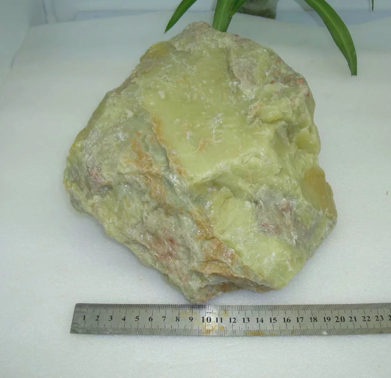 青田石天然原石料叶腊石封门青冻石摆件印章毛料雕刻料63公斤