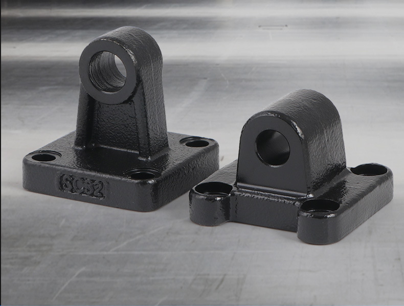 airtac亚德客气缸附件ca单耳固定座ca/cb气缸支架 气缸底座