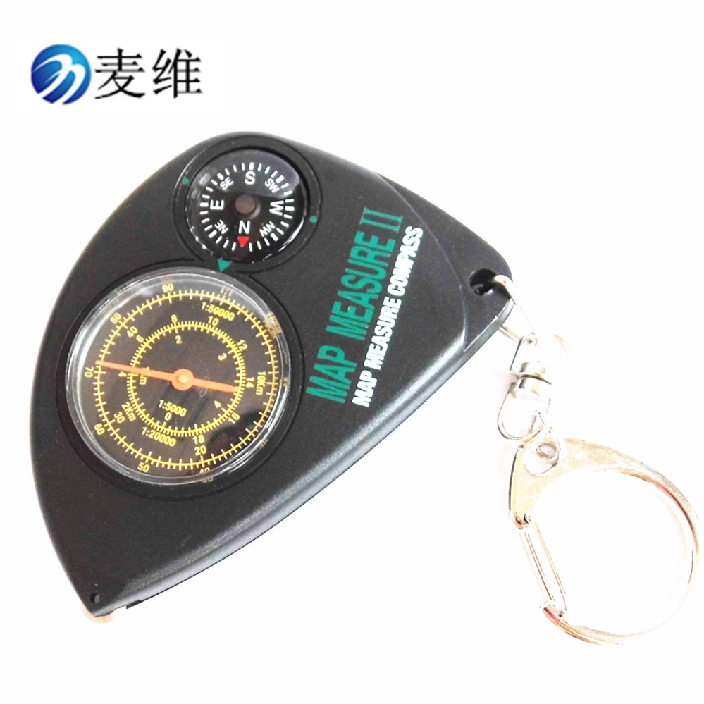 跨境货源 多功能里程表指南针 lx-1地图测距仪指南针 户外热销款