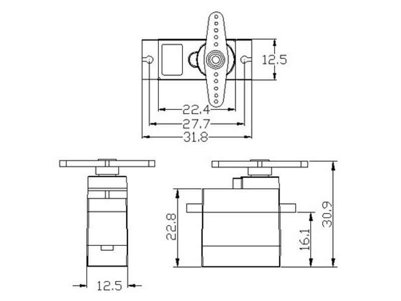 kpower9克舵机 金属齿模拟 铁芯马达 遥控模拟直升机专用伺服机
