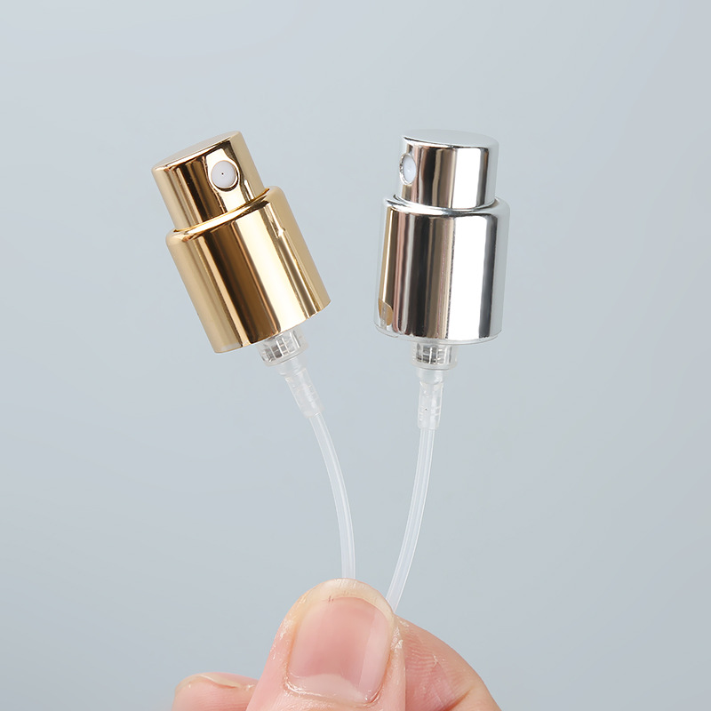 电化铝香水喷头 光面金银双色化妆品喷头 多规格可定制