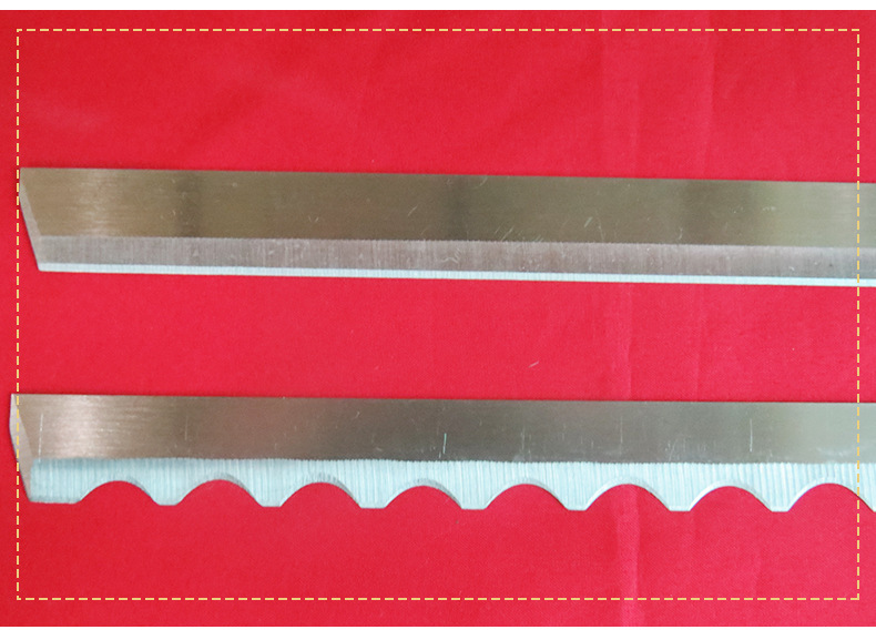 安徽佰锋波刀电剪刀 裁布机切布机裁剪刀片 8寸碳钢波刀工厂直销