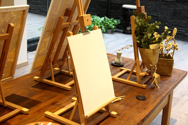 新品大促纯棉油画板 学生专用亚麻布面丙烯颜料油画板厂家直销