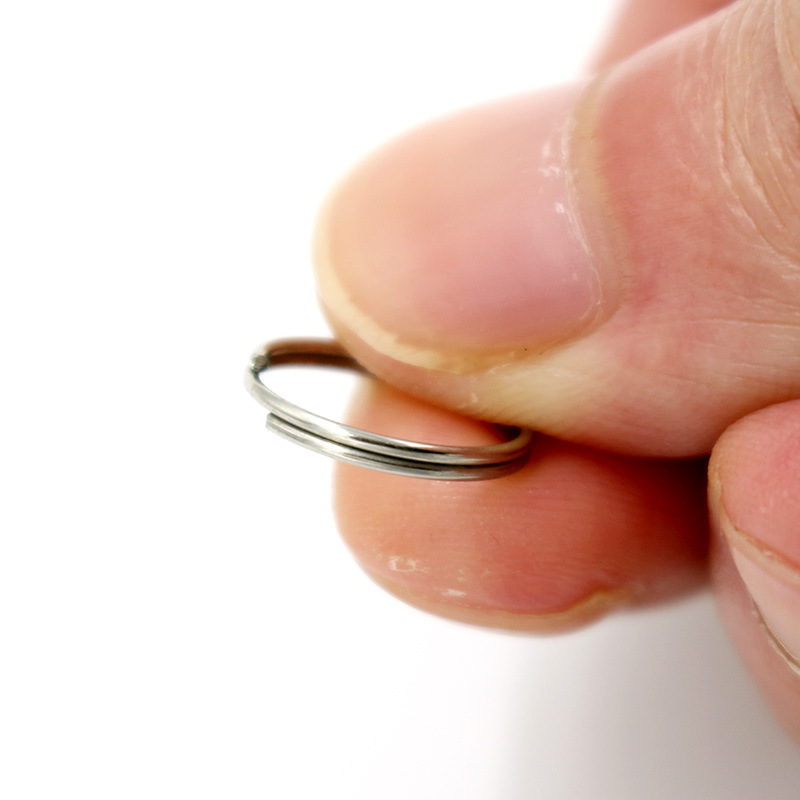 厂家直销5-20mm小铁环 电镀不锈钢色小铁圈 珠帘圈 钢丝半圈双圈