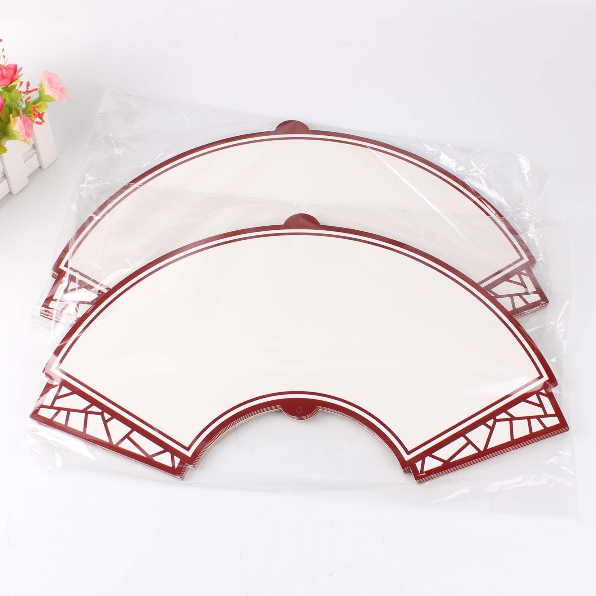 幼儿园装饰吊饰国学经典扇形三字经挂饰教室走廊场地布置手工diy