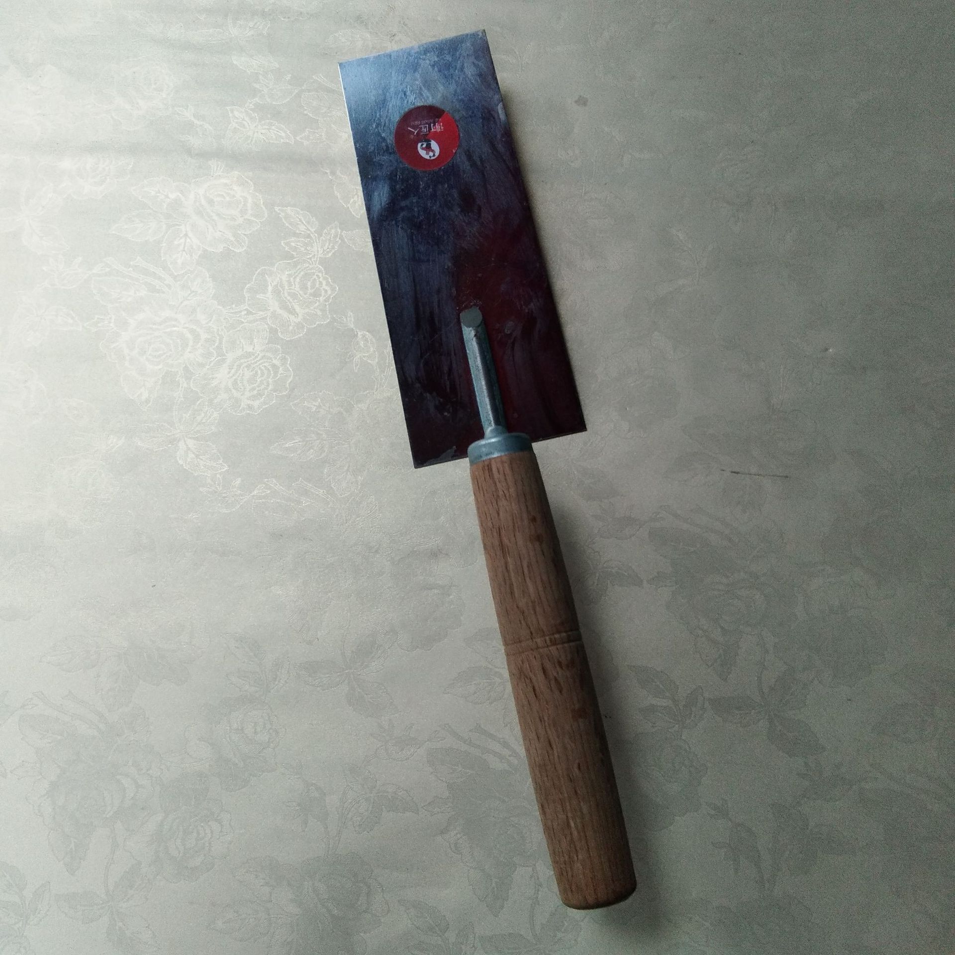 锻打双面砖刀 砌墙刀瓦刀工具 砍砖泥工瓦刀 胶柄砖刀 瓦刀