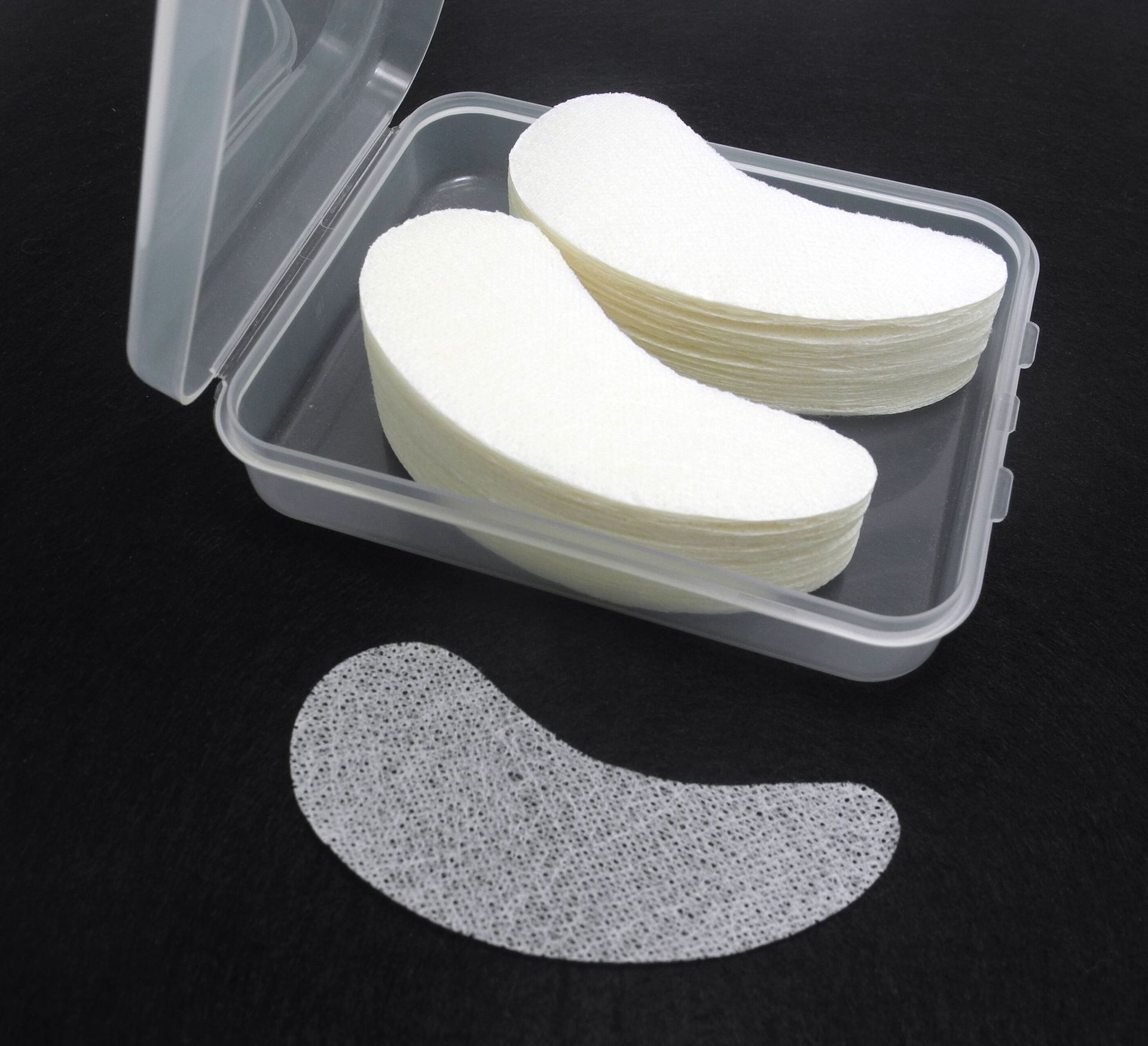 晶凯娜384月牙形蚕丝眼膜纸 超薄易吸收眼膜布蚕丝眼膜贴800片包