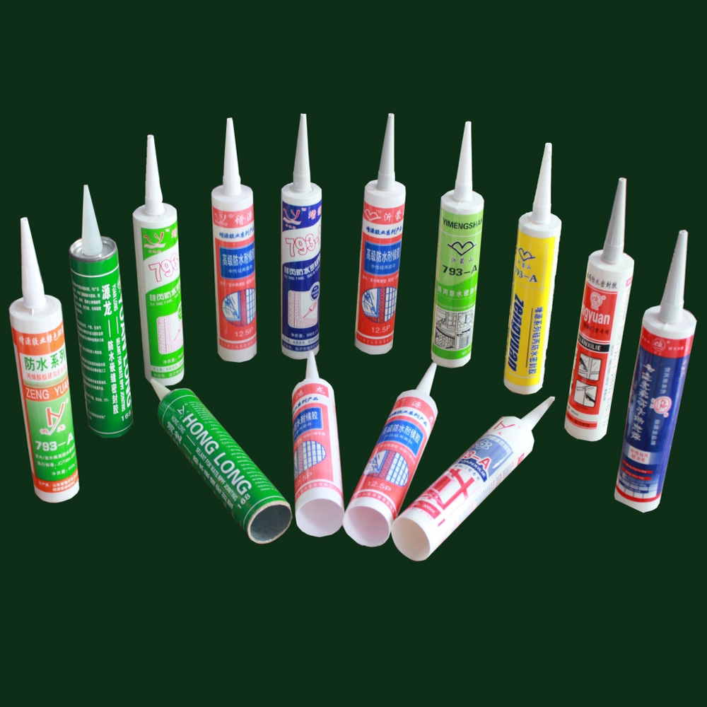 厂家批发增源793玻璃胶 瓷白填缝密封胶  家装工程硅丙防水胶