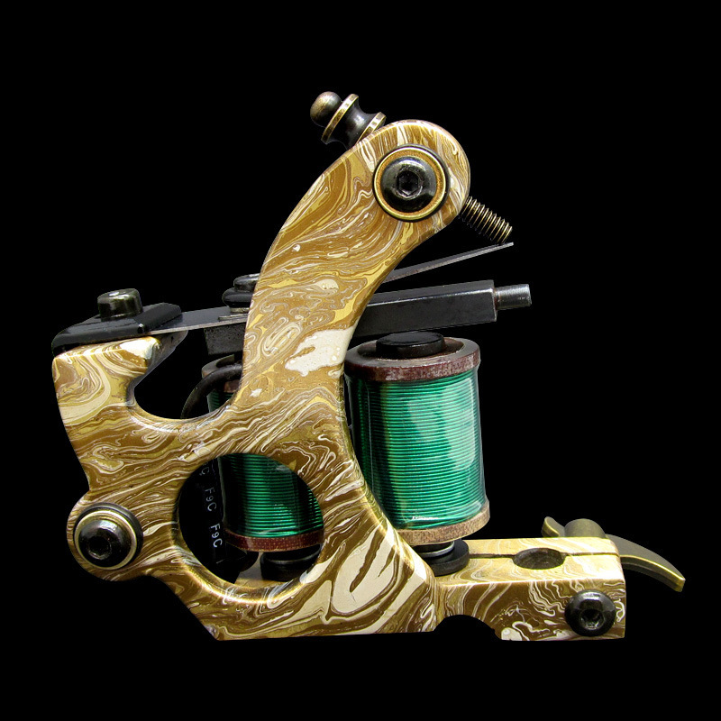 纯铜纹身机手工纹身机纹身器材工厂直营批发纹身设备