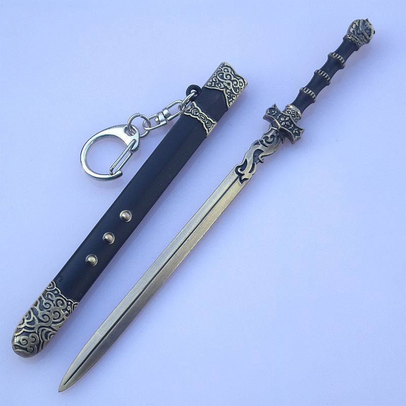 影视周边武器青云志 斩龙剑 林惊羽佩剑带剑鞘合金兵器模型钥匙扣