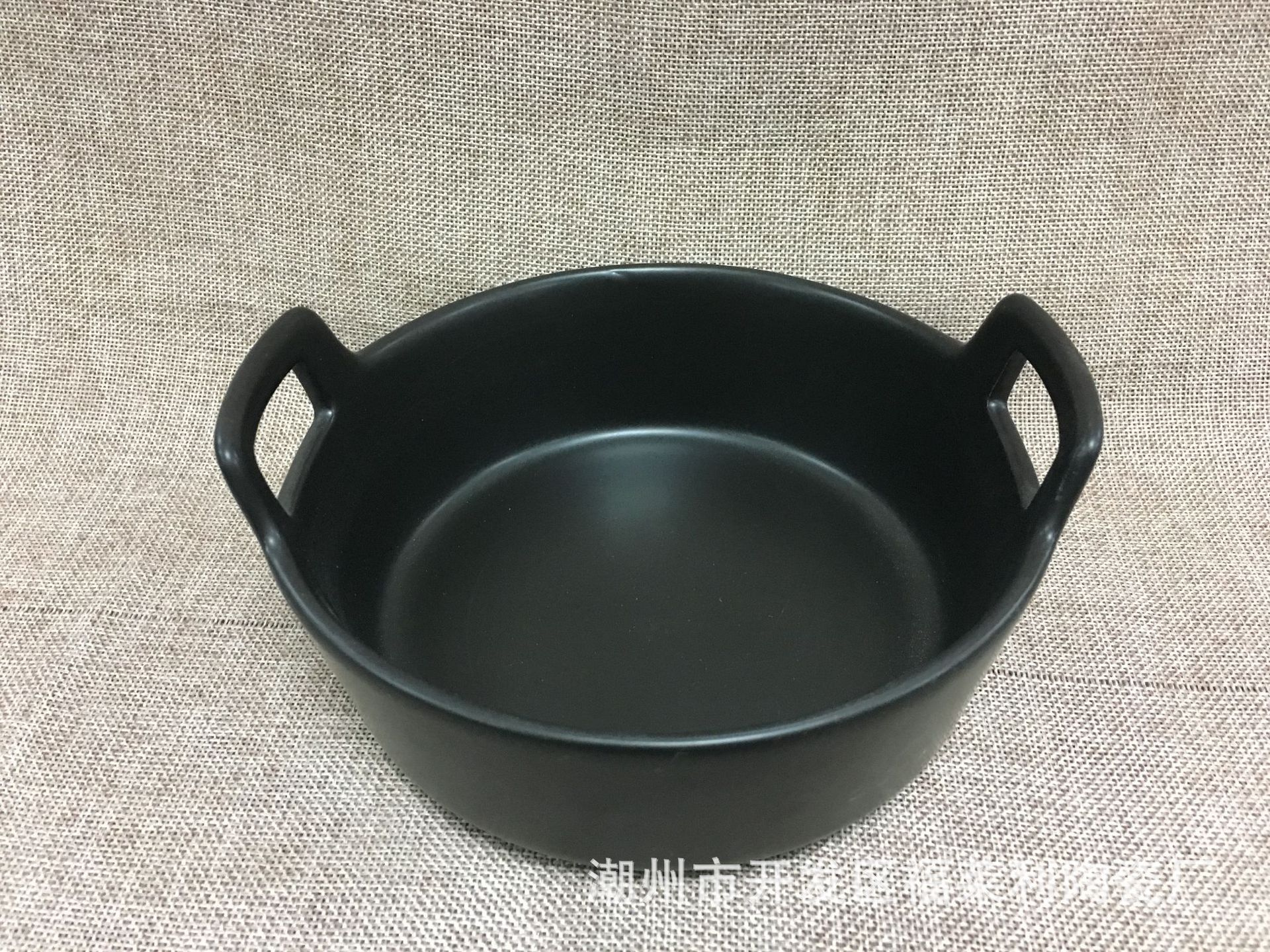 小号创意双耳水果沙拉碗家用日式餐具陶瓷汤碗面碗水煮鱼大碗汤盆