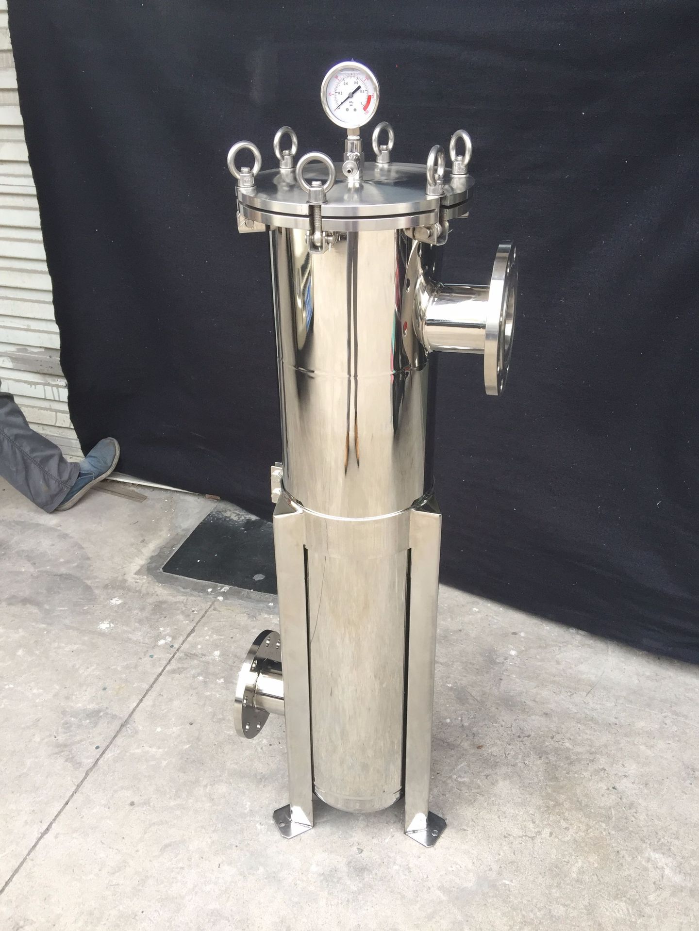 厂家直销10吨/时涂料60目80目100目高效加厚不锈钢袋式过滤器