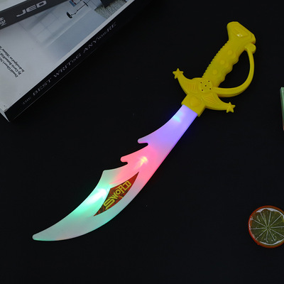 发光电子小刀 七彩led闪光迷你刀剑玩具景区地摊货源热销厂家直销