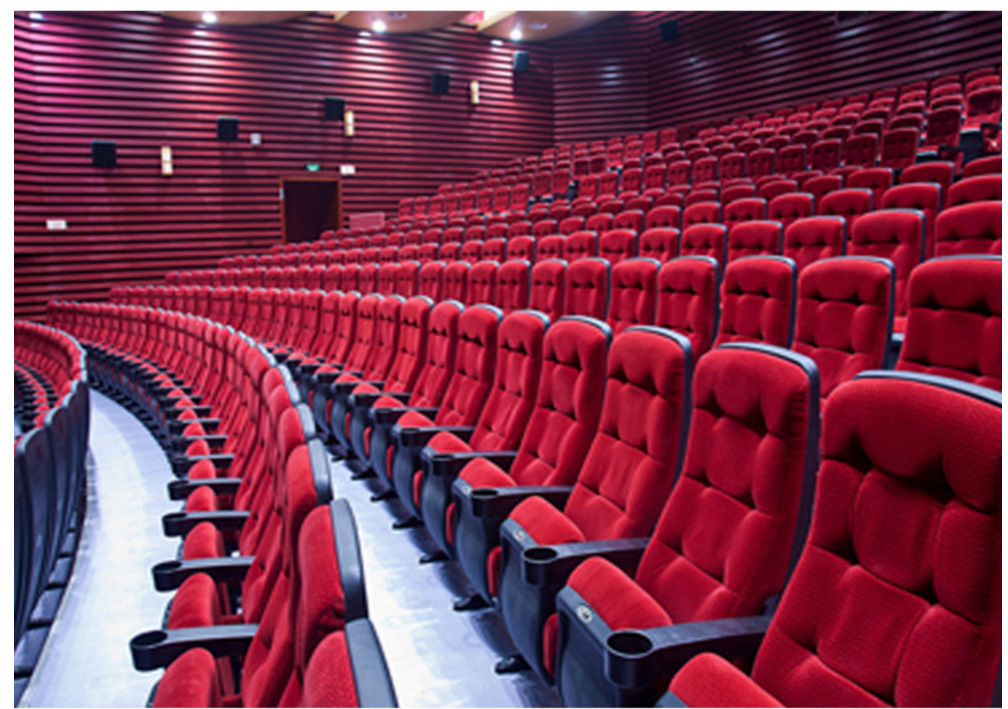 会议软席中空吹塑排椅 礼堂椅报告厅座椅 厂家供应影剧院座椅