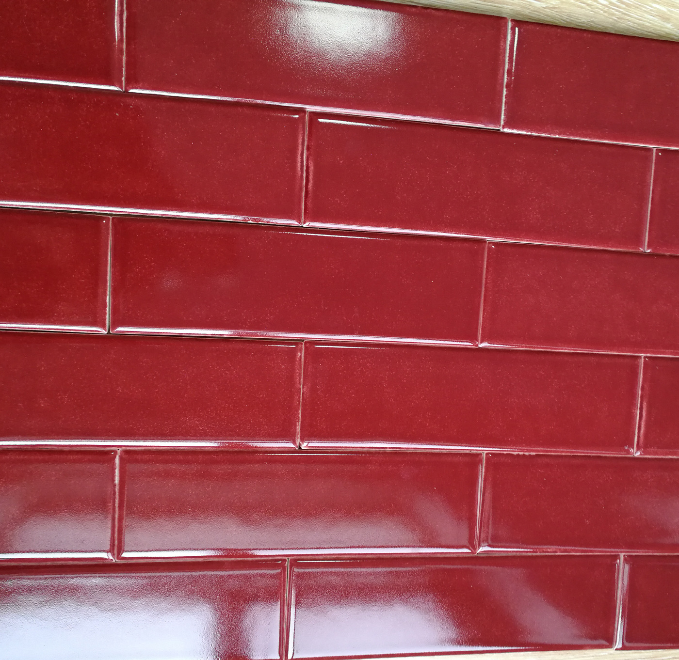 冰裂纹手工砖 酒红色墙砖 窑变冰裂纹墙砖 釉面砖 60*200mm