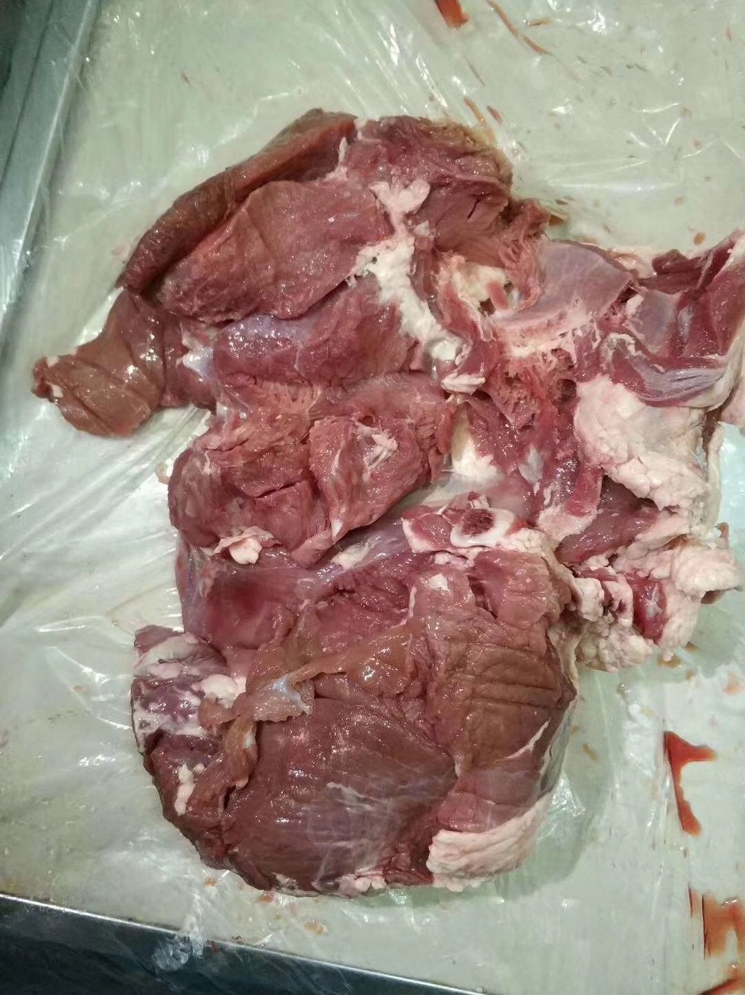 精品羊副 羊后腿肉 净重40斤 批量销售 量大从优