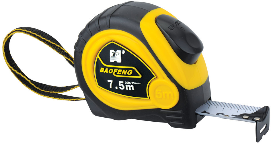 精品自锁12丝mid二级精度3m(10ft)*16mm钢卷尺c25