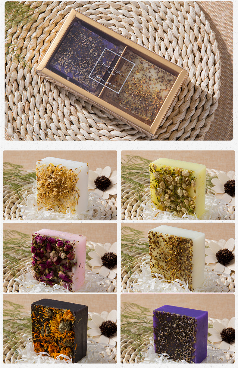 玫瑰手工皂 精油皂 代加工 创意香皂 定制批发 美白皂