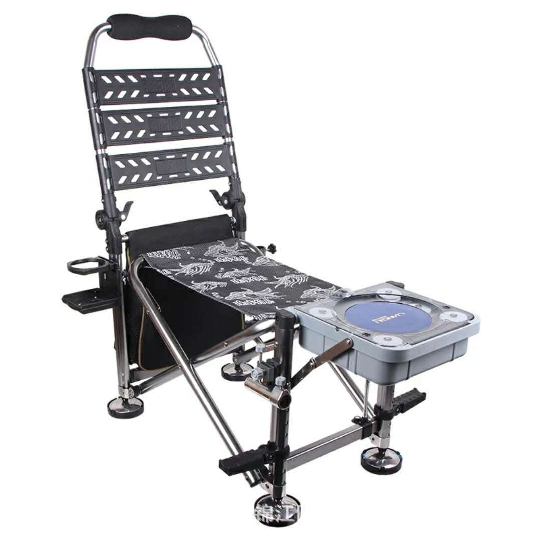 连球钓椅2018新款lq-031加强版钓鱼椅x12背包款钓椅带粗长升降脚